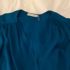 Alice + Olivia Silk Top